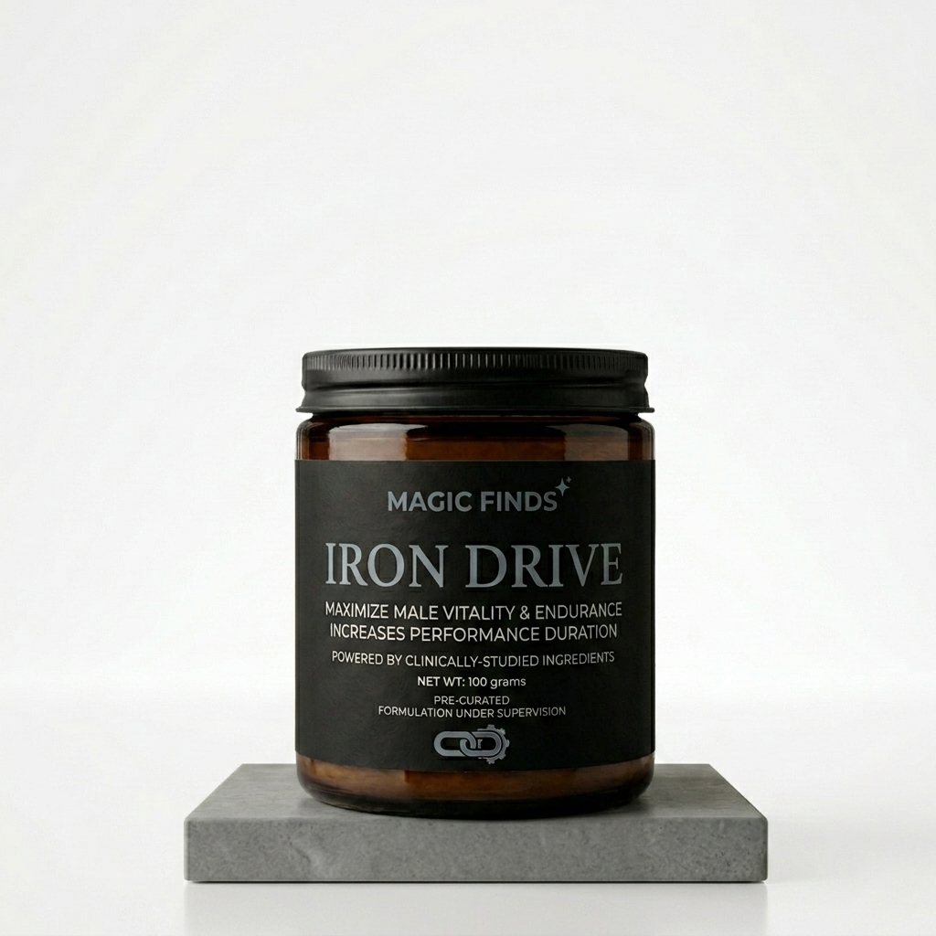 Iron Drive Performance Formula for Men – Maximum Energy, Stamina & Strength Support for Daily Power & Confidence