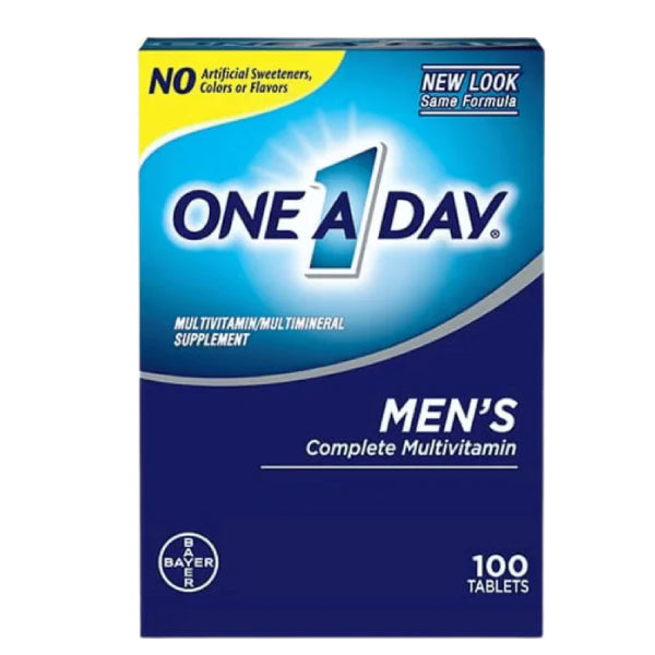 One a Day Men's Health Formula Multivitamin Multimineral Tablets 100 Tabs