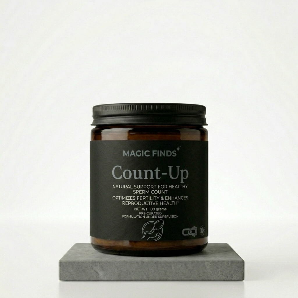 Count Up Men’s Performance & Fertility Support – Sperm Quality, Testosterone Wellness & Daily Energy Boost