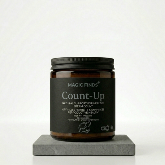 Count Up Men’s Performance & Fertility Support – Sperm Quality, Testosterone Wellness & Daily Energy Boost