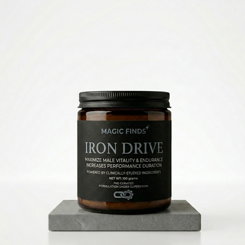 Iron Drive Performance Formula for Men – Maximum Energy, Stamina & Strength Support for Daily Power & Confidence